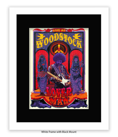 Loverman Woodstock Art Print