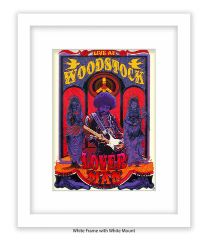 Loverman Woodstock Art Print
