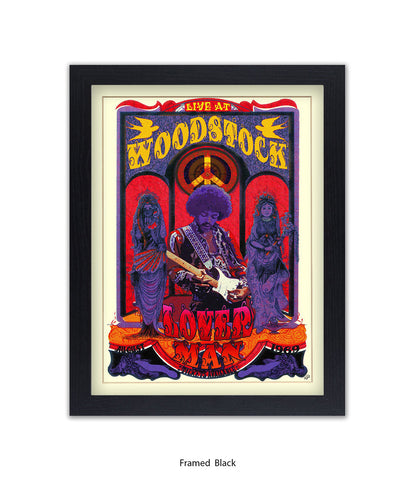 Loverman Woodstock Art Print