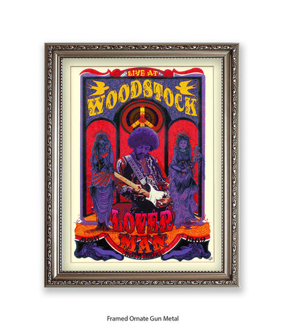 Loverman Woodstock Art Print