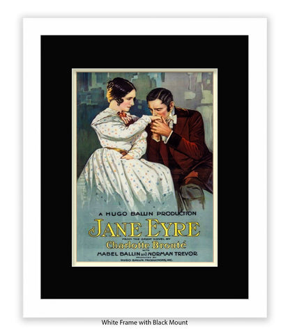 Jane Eyre - Charlotte Bronte - Book Cover - Art Print