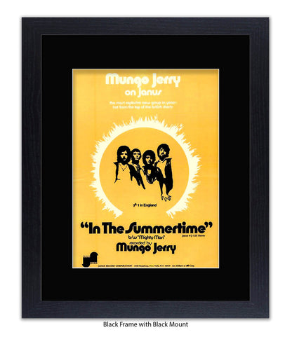 Mungo Jerry Summertime Art Print