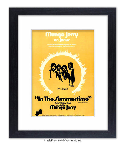 Mungo Jerry Summertime Art Print