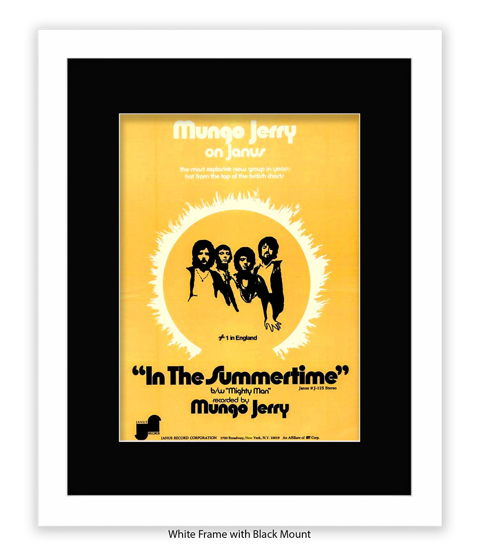 Mungo Jerry Summertime Art Print