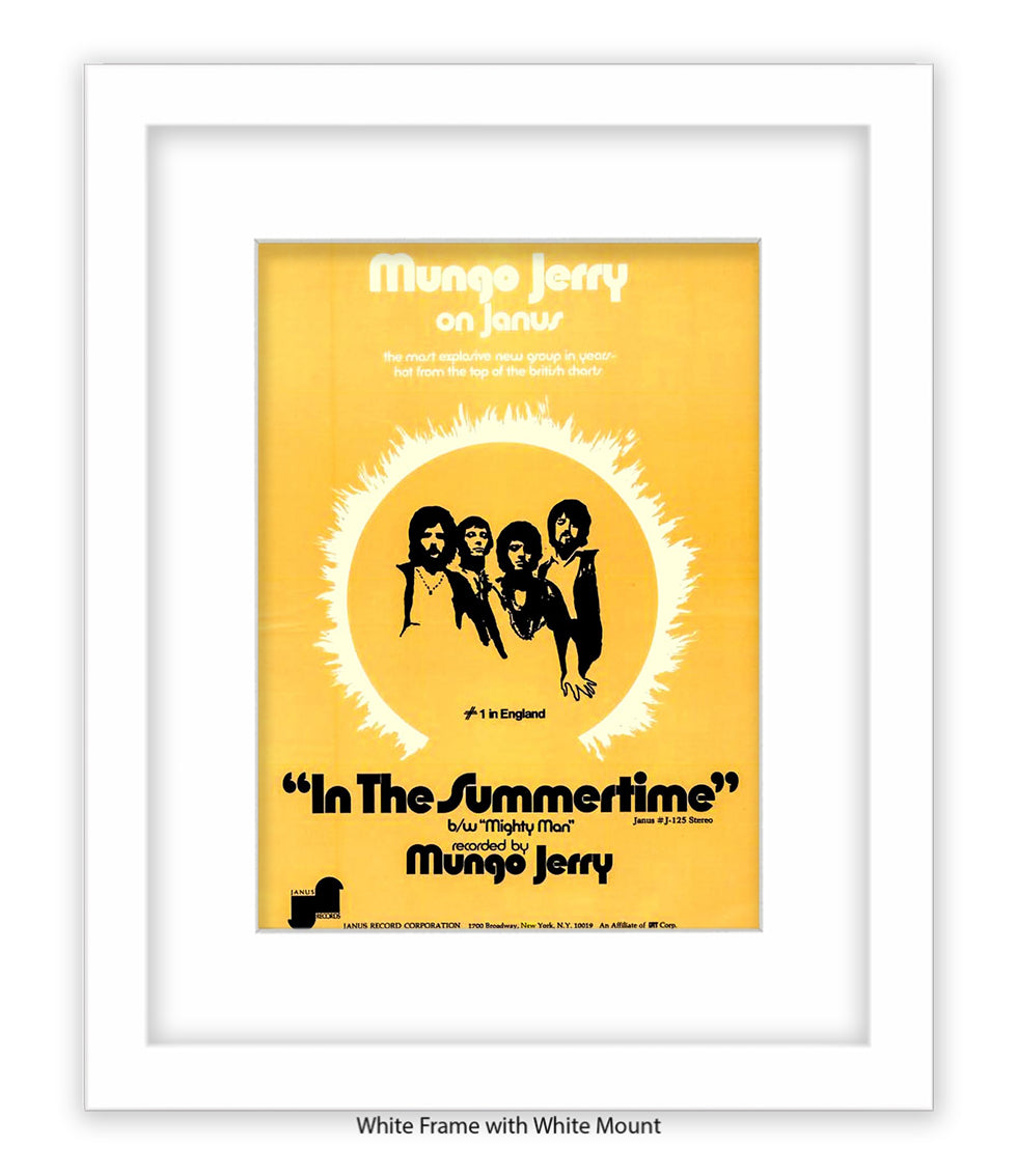 Mungo Jerry Summertime Art Print