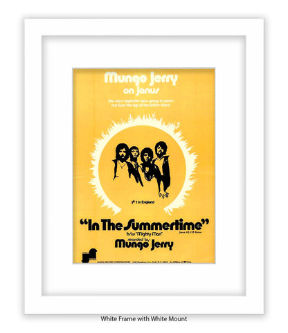 Mungo Jerry Summertime Art Print