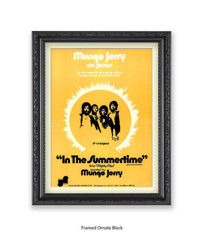 Mungo Jerry Summertime Art Print