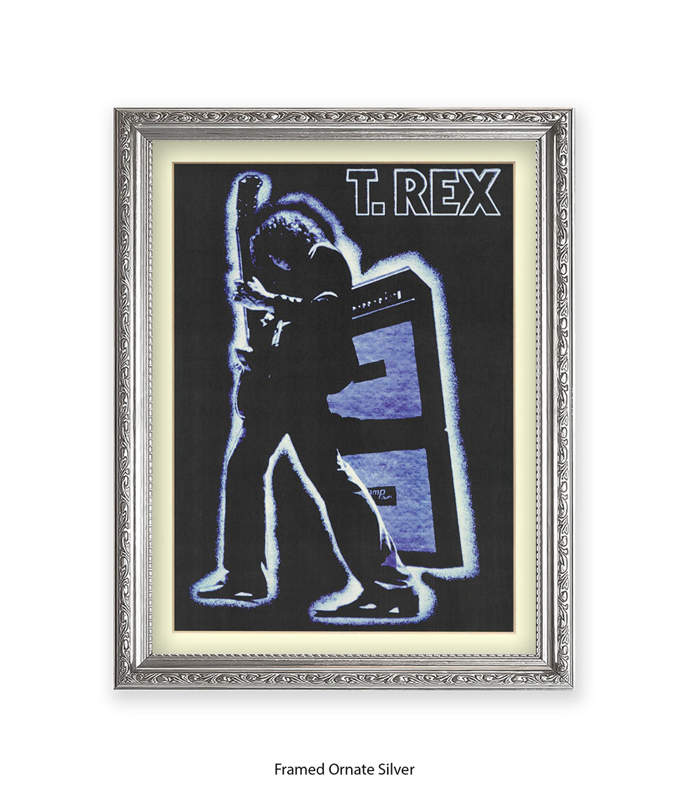 T.Rex Guitarist & Amplifier Art Print