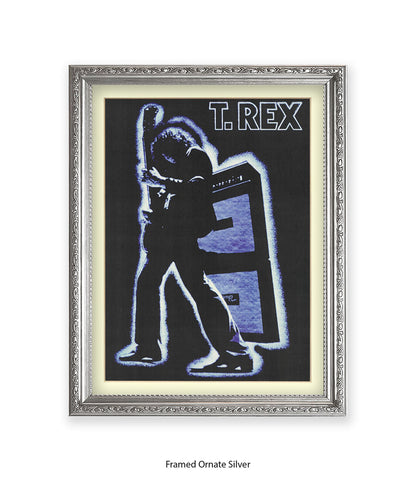 T.Rex Guitarist & Amplifier Art Print