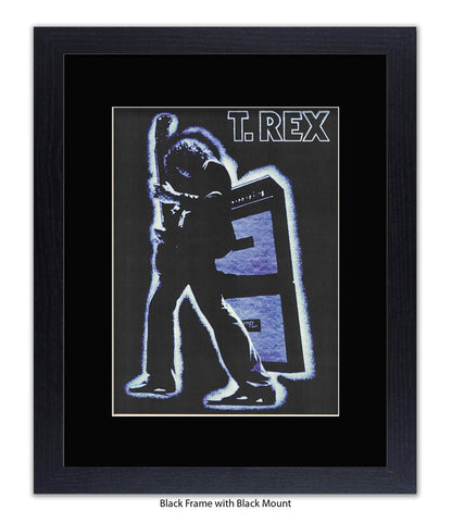 T.Rex Guitarist & Amplifier Art Print
