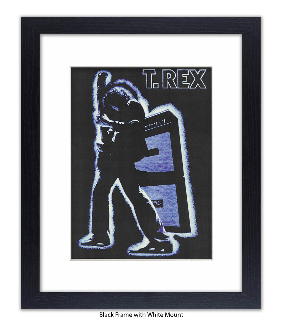 T.Rex Guitarist & Amplifier Art Print