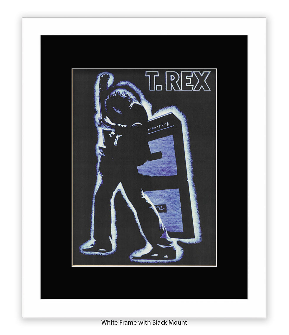 T.Rex Guitarist & Amplifier Art Print