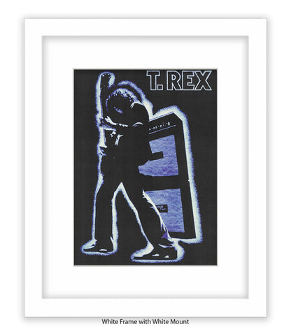 T.Rex Guitarist & Amplifier Art Print