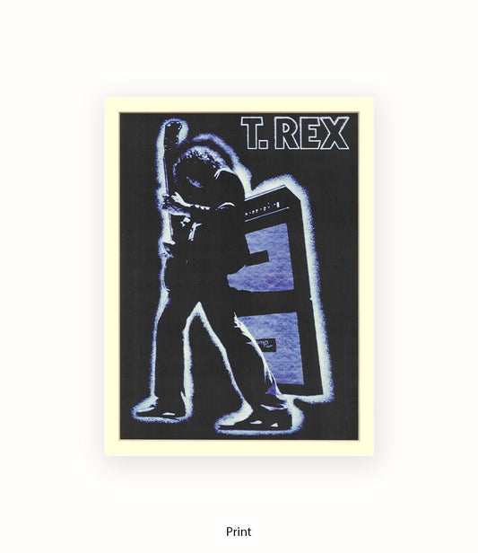 T.Rex Guitarist & Amplifier Art Print