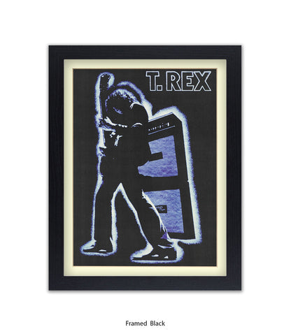 T.Rex Guitarist & Amplifier Art Print