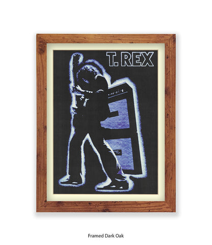 T.Rex Guitarist & Amplifier Art Print