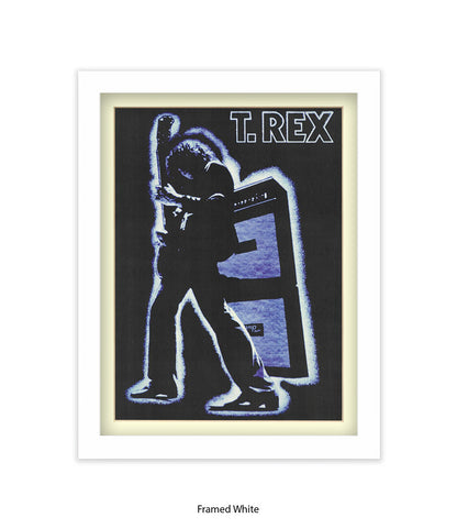 T.Rex Guitarist & Amplifier Art Print
