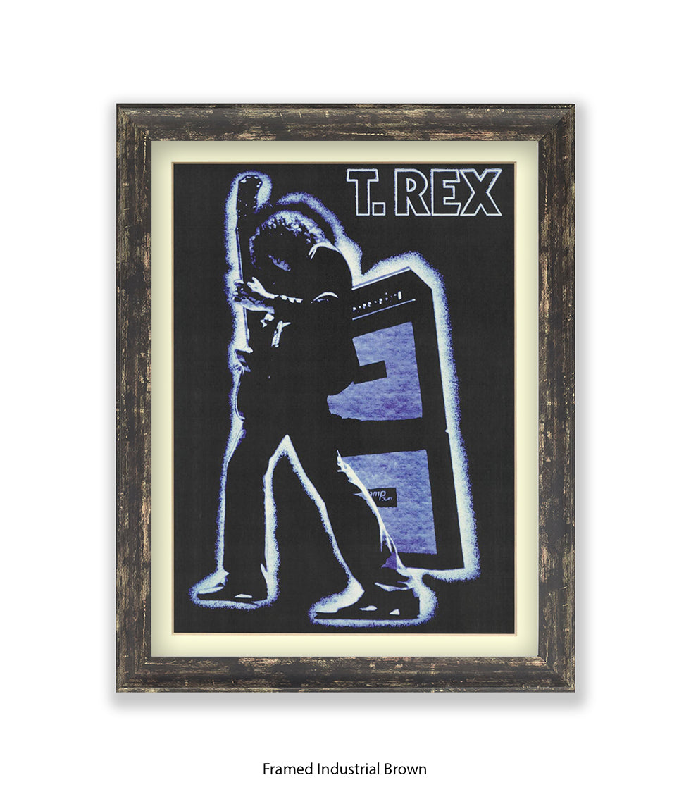 T.Rex Guitarist & Amplifier Art Print