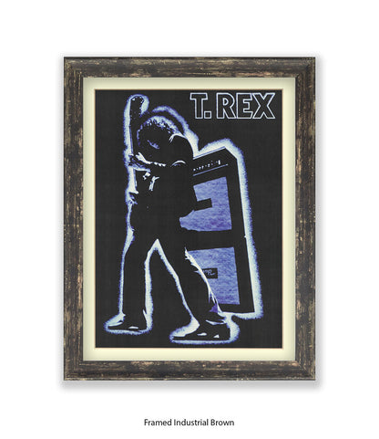T.Rex Guitarist & Amplifier Art Print