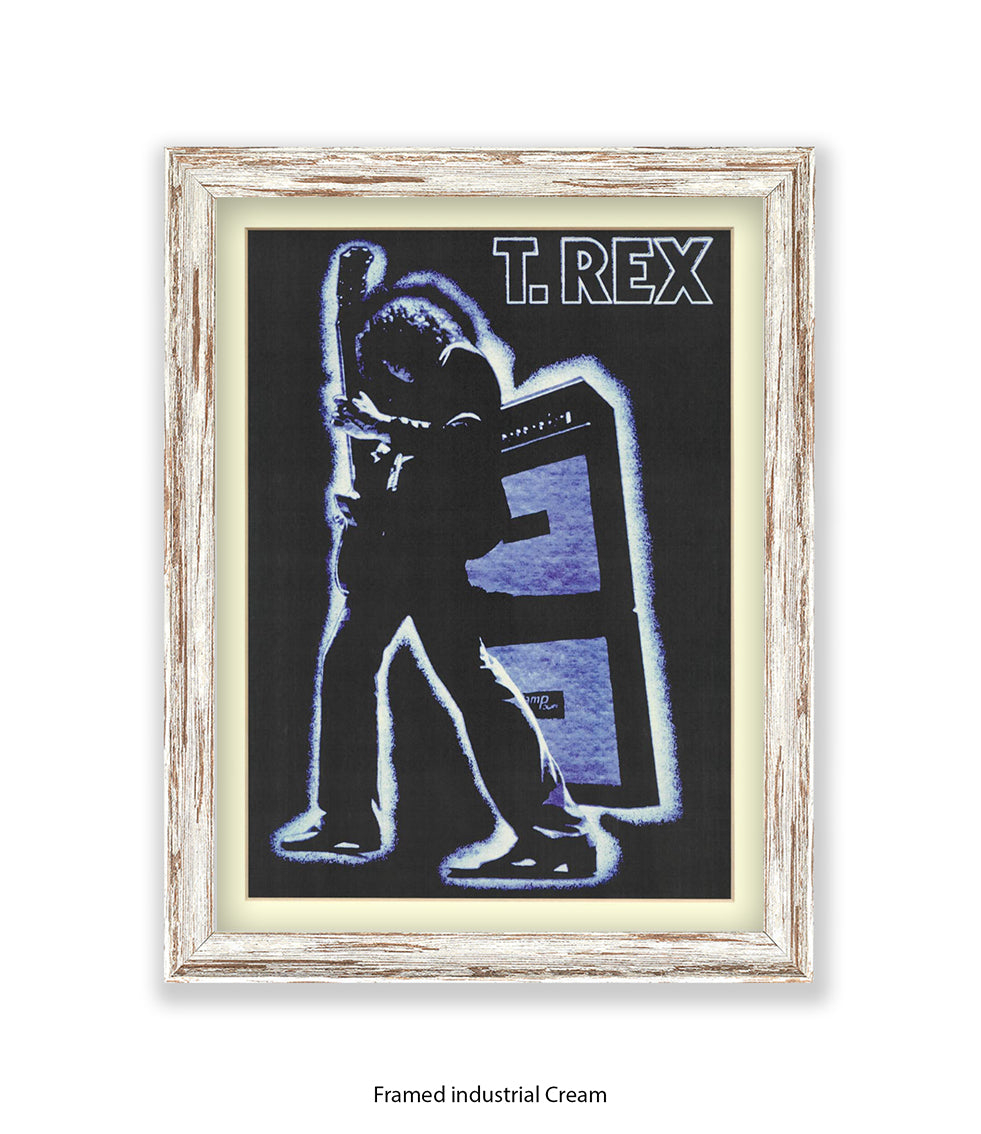 T.Rex Guitarist & Amplifier Art Print
