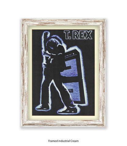 T.Rex Guitarist & Amplifier Art Print