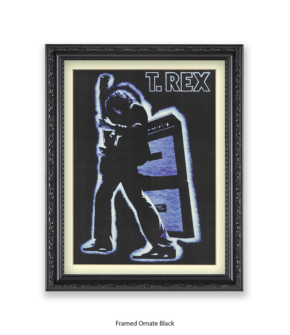 T.Rex Guitarist & Amplifier Art Print