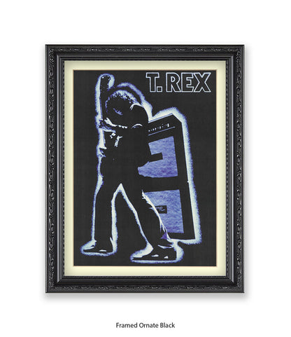 T.Rex Guitarist & Amplifier Art Print
