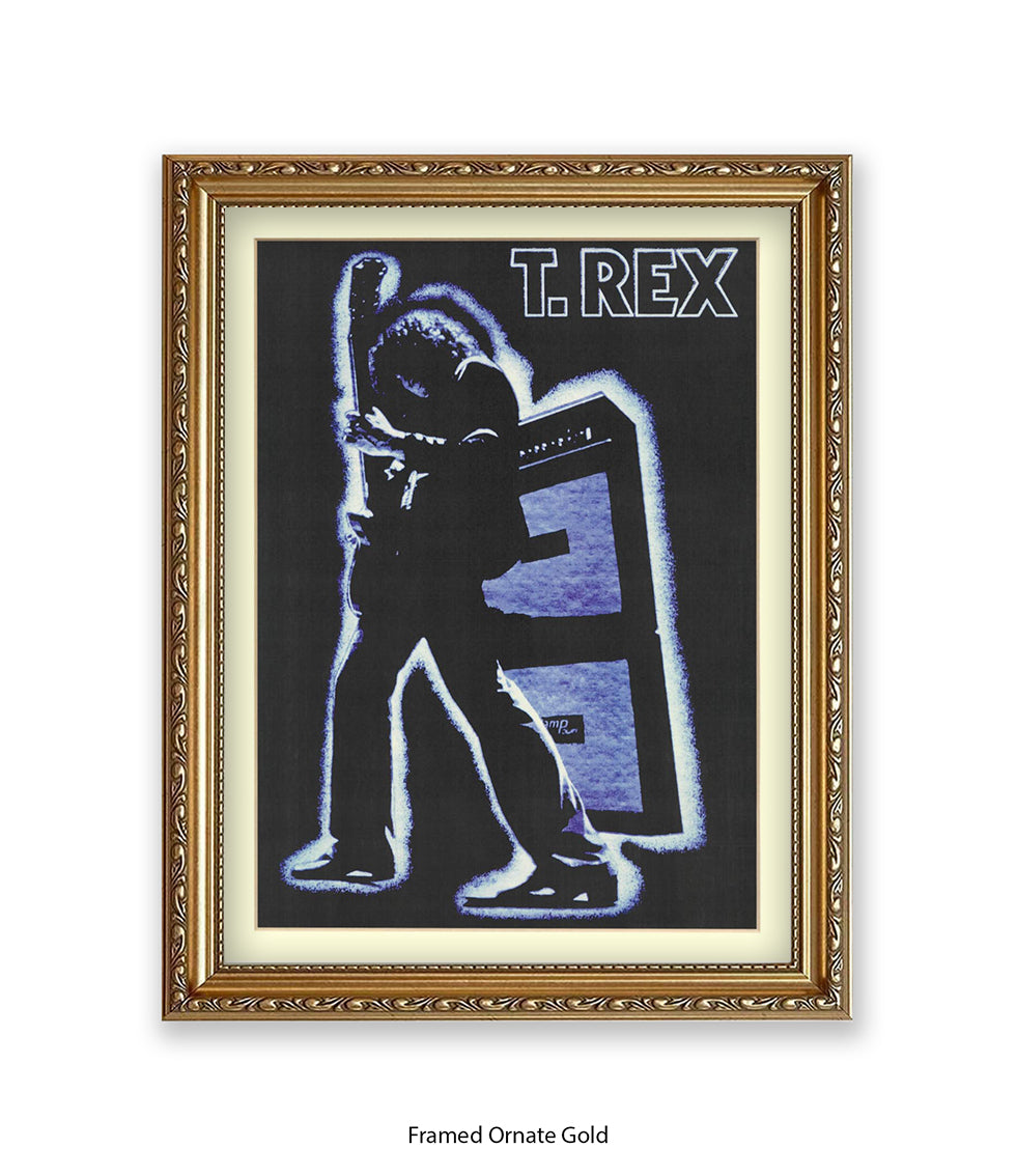T.Rex Guitarist & Amplifier Art Print