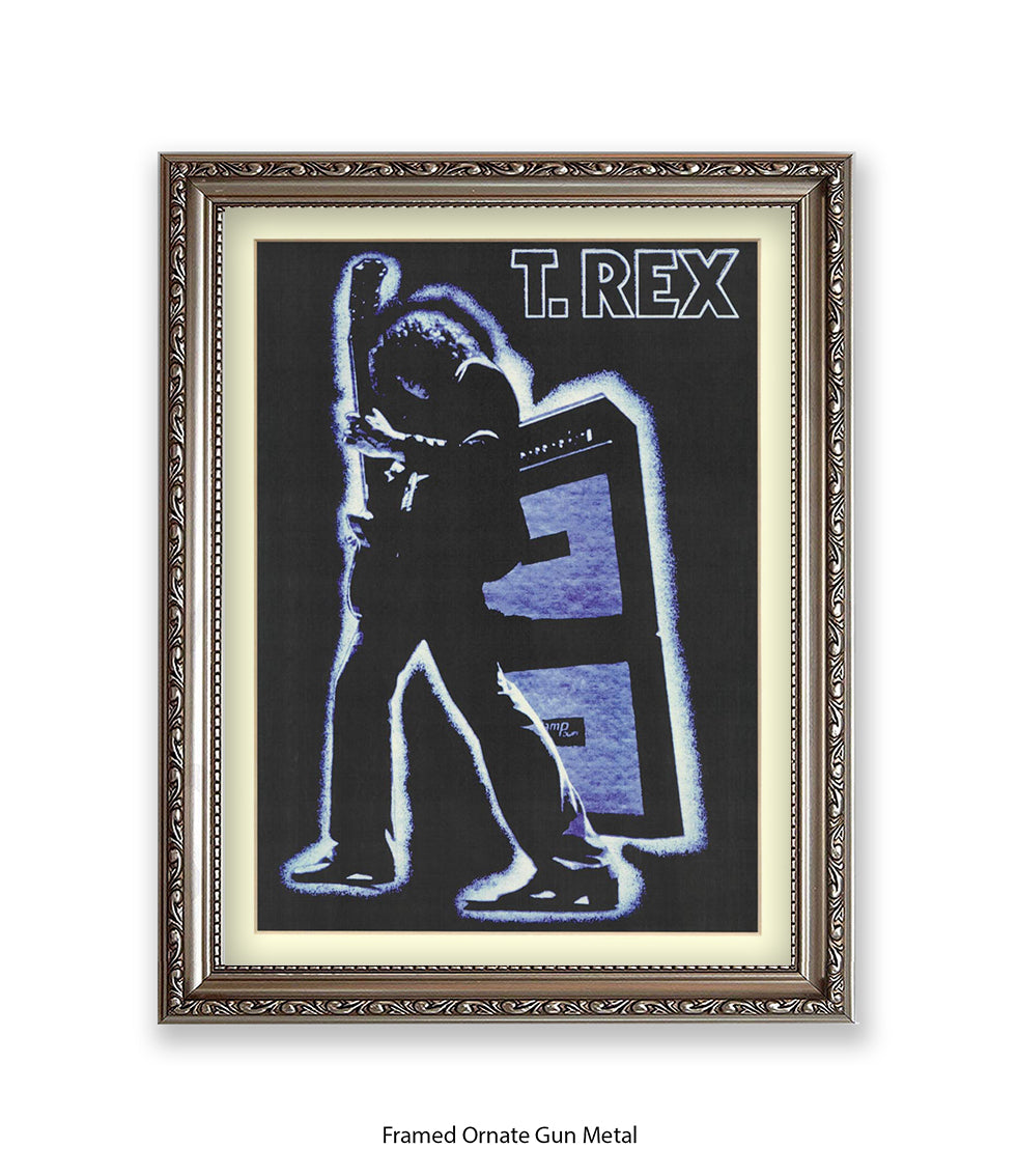 T.Rex Guitarist & Amplifier Art Print