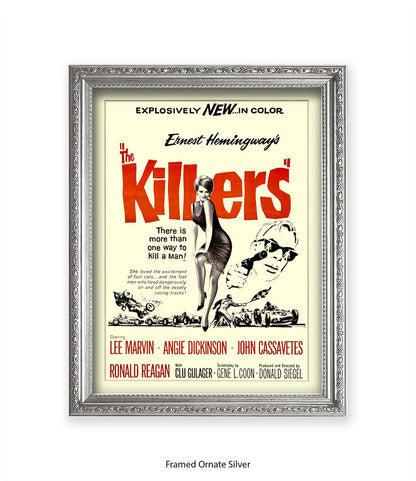 Killers - Lee Marvin - Angie Dickinson - Art Print