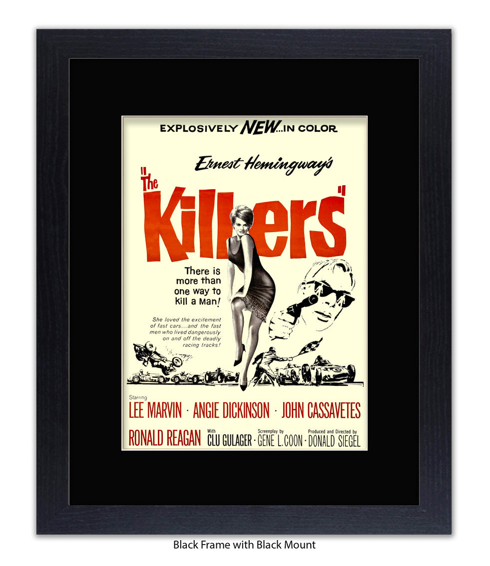 Killers - Lee Marvin - Angie Dickinson - Art Print