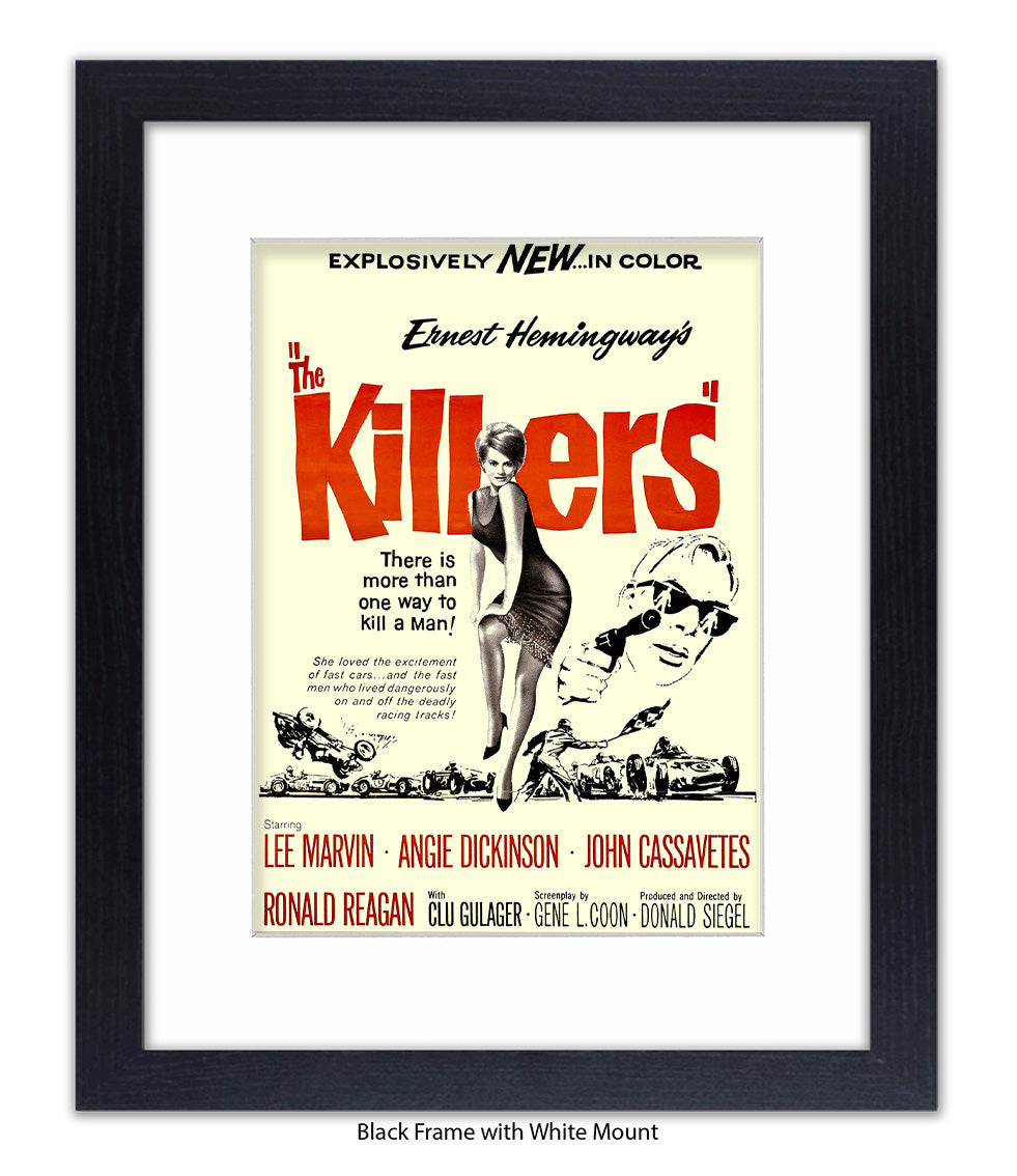Killers - Lee Marvin - Angie Dickinson - Art Print