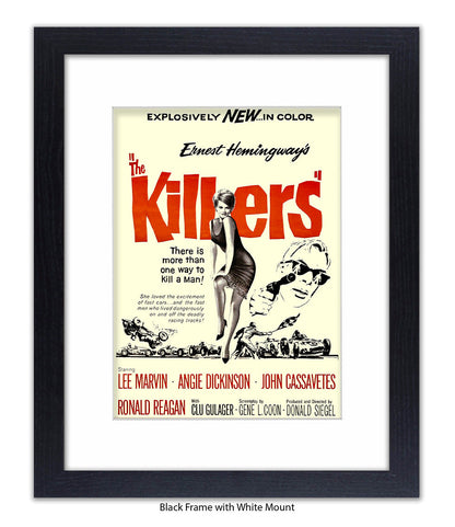 Killers - Lee Marvin - Angie Dickinson - Art Print