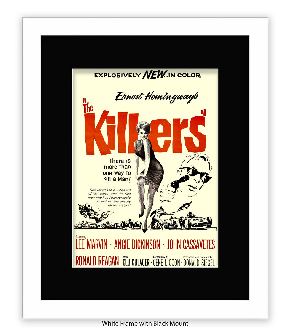 Killers - Lee Marvin - Angie Dickinson - Art Print