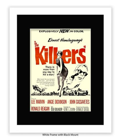 Killers - Lee Marvin - Angie Dickinson - Art Print