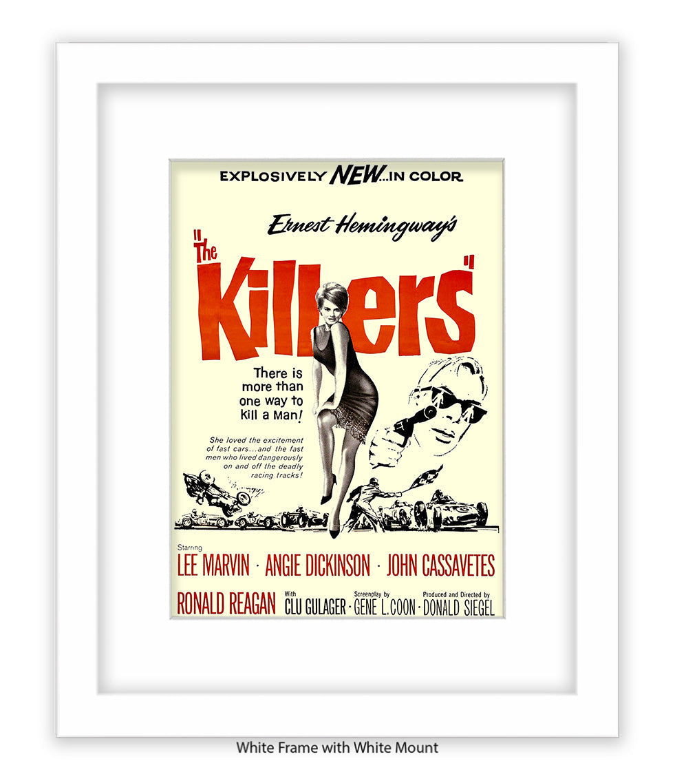 Killers - Lee Marvin - Angie Dickinson - Art Print