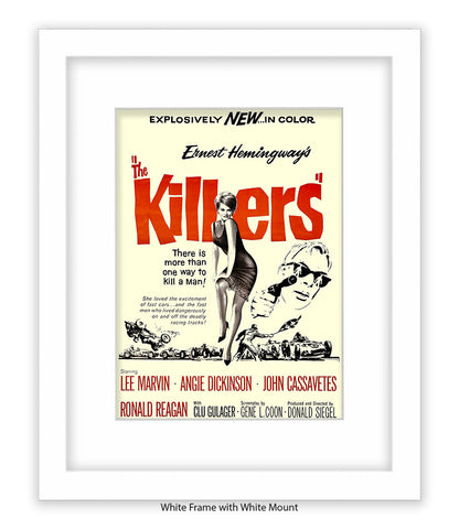 Killers - Lee Marvin - Angie Dickinson - Art Print