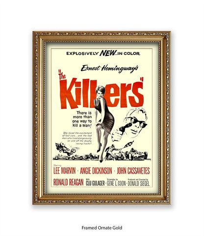 Killers - Lee Marvin - Angie Dickinson - Art Print