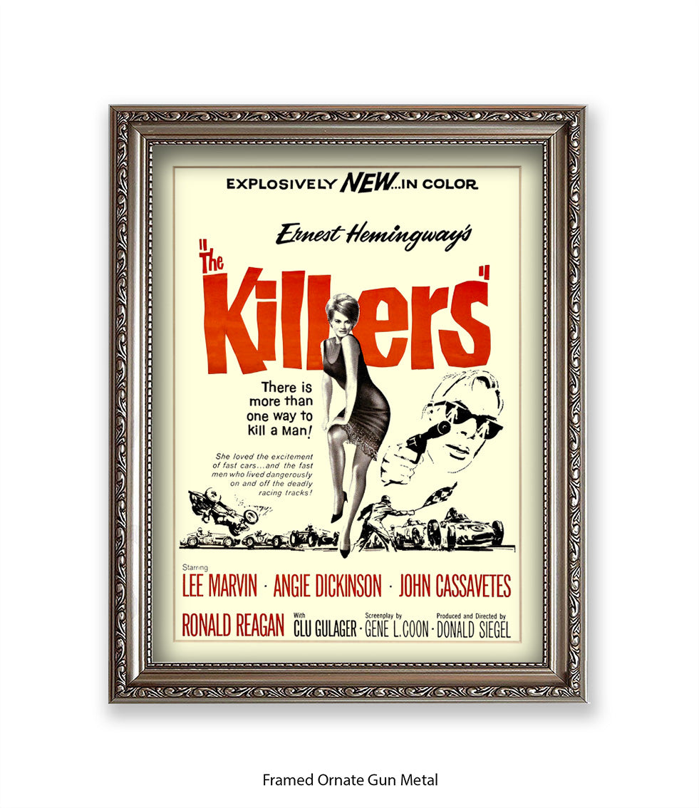 Killers - Lee Marvin - Angie Dickinson - Art Print