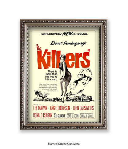Killers - Lee Marvin - Angie Dickinson - Art Print
