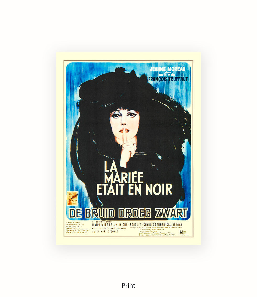 La Mariee Etait En Noir - Art Print