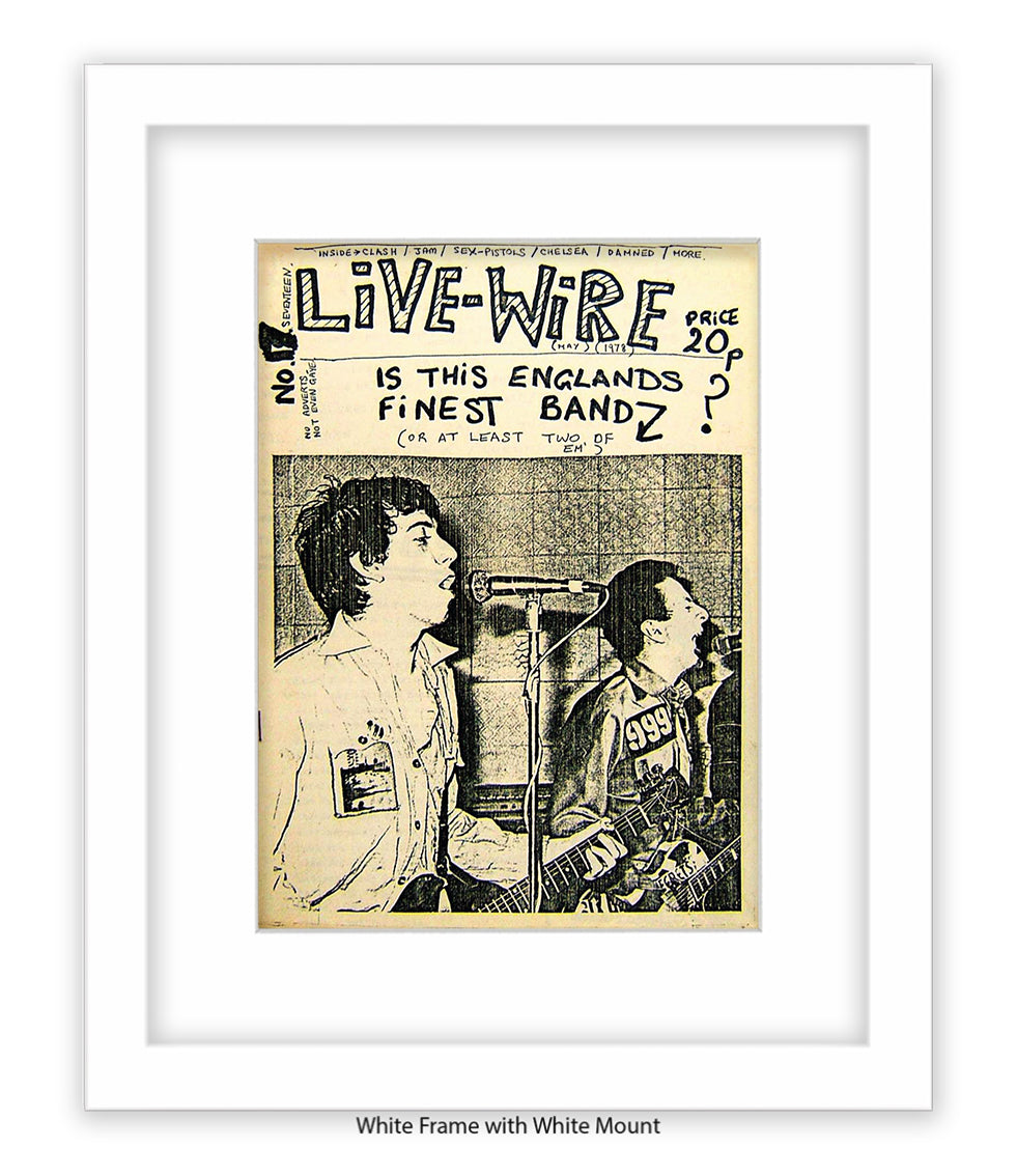 Live-Wire Is This Englands Finest Band Art Print