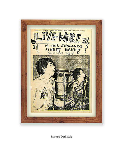 Live-Wire Is This Englands Finest Band Art Print