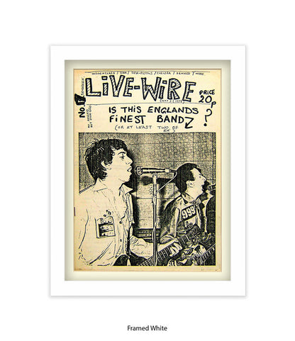 Live-Wire Is This Englands Finest Band Art Print