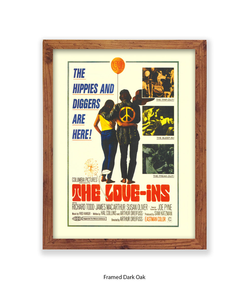 Love Inns - The Hippies & Diggers Are Here - Art Print