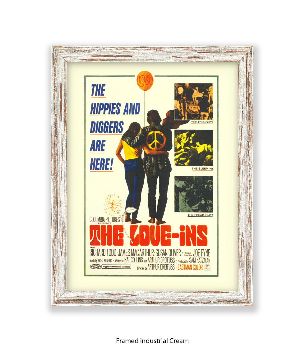 Love Inns - The Hippies & Diggers Are Here - Art Print