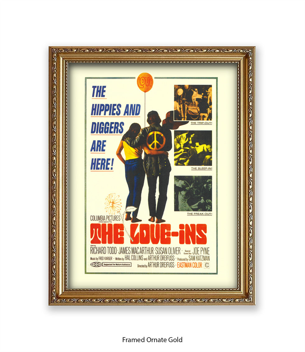 Love Inns - The Hippies & Diggers Are Here - Art Print