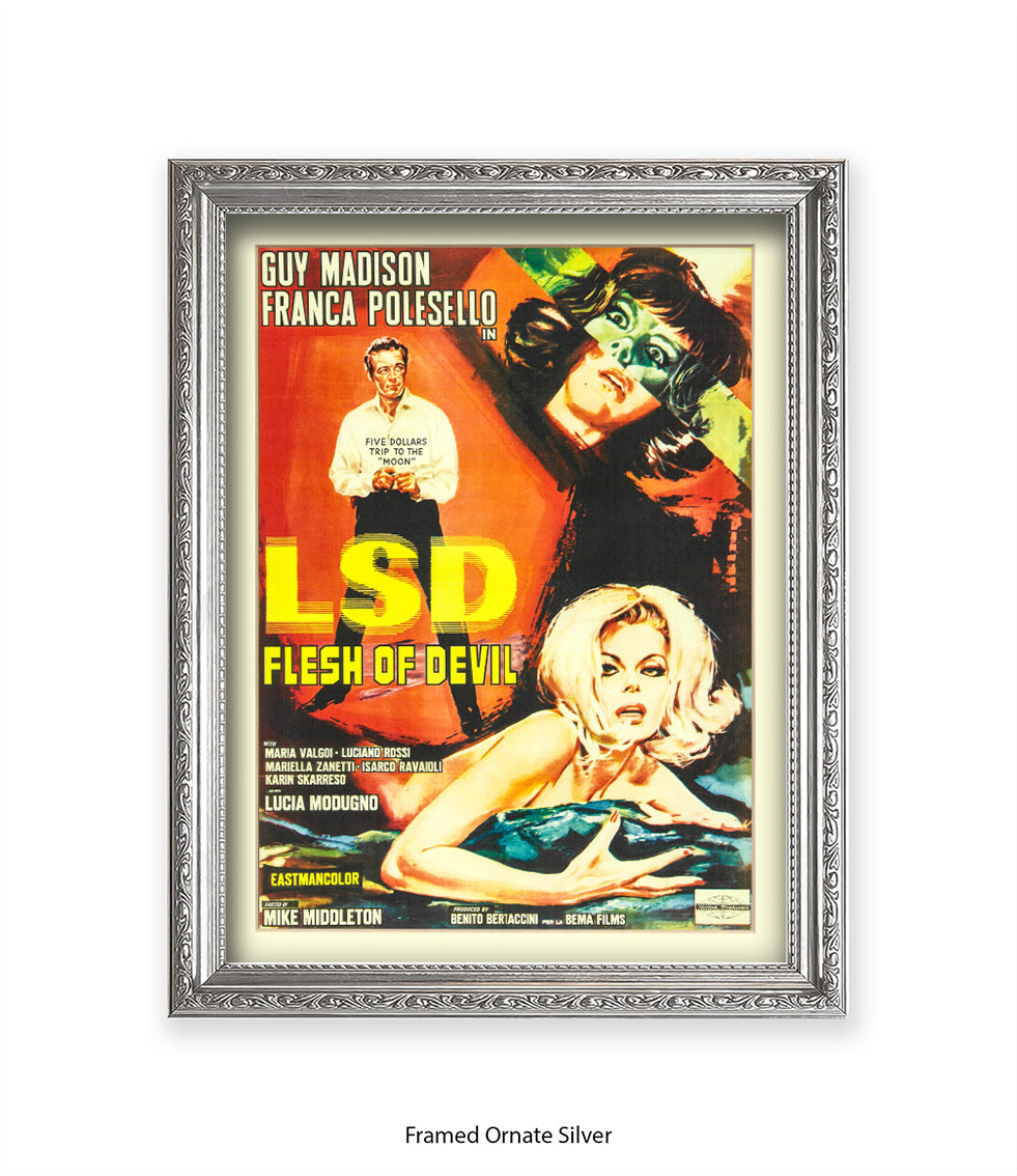 LSD - Flesh Of Devil - Art Print
