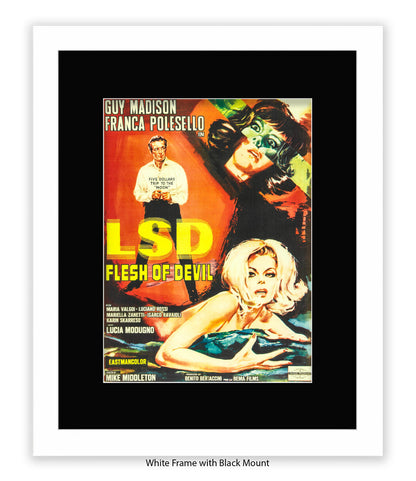 LSD - Flesh Of Devil - Art Print