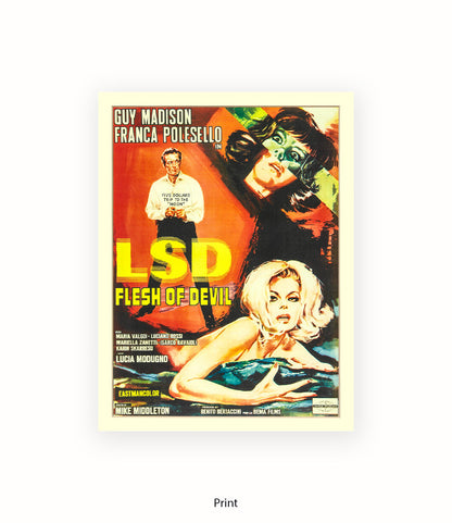 LSD - Flesh Of Devil - Art Print